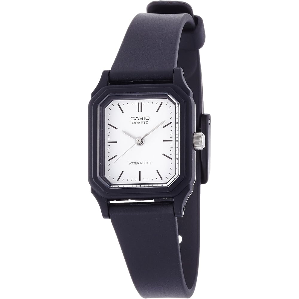 Casio LQ-142-7E Women s Analog Watch White Dial Stainless Steel Band Water Resistant