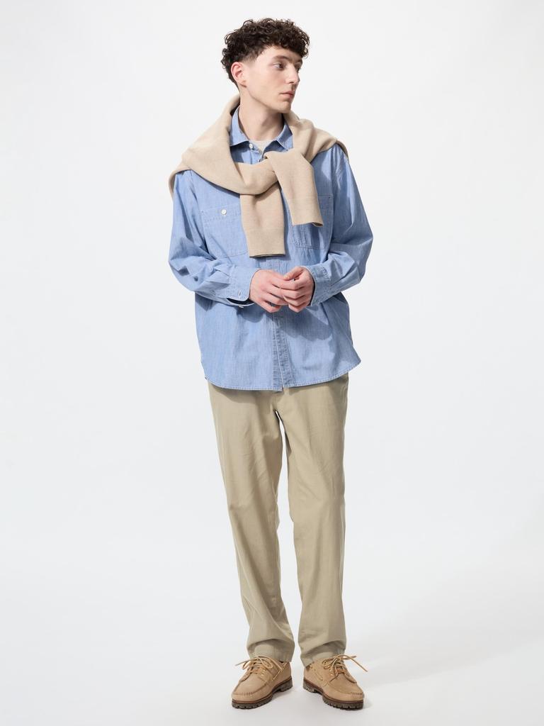 Uniqlo Japan Linen Blend Easy Pants