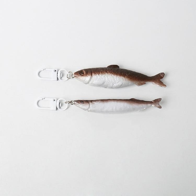 Simulated Salted Fish Hairpin Hair Clip Headwear Headdress Creative Keychain