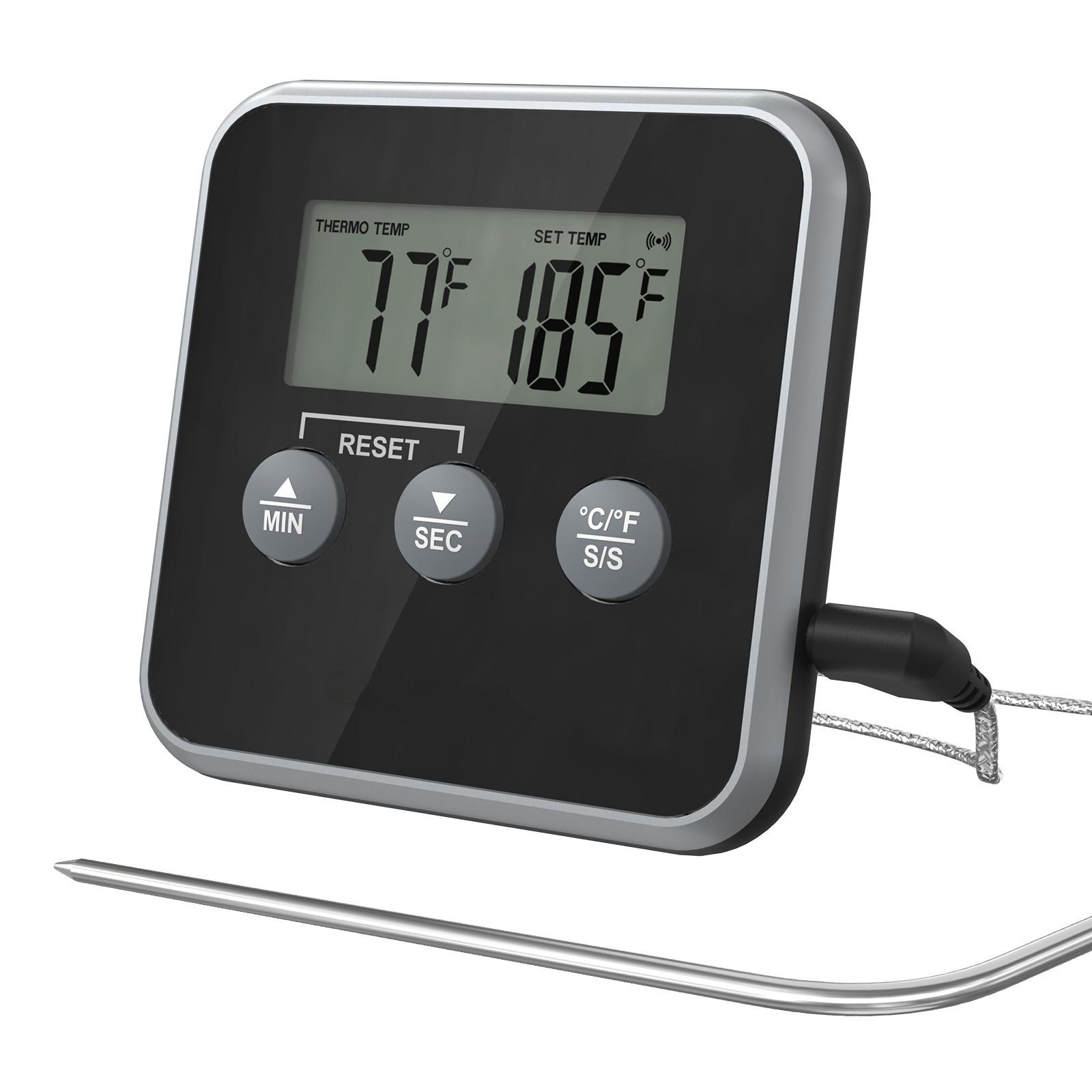 

Digital Chef Thermometer Pastry Cooking Grill Thermometer for Oven °C/°F Conversion LCD Kitchen Meat BBQ Thermometer 0-300℃