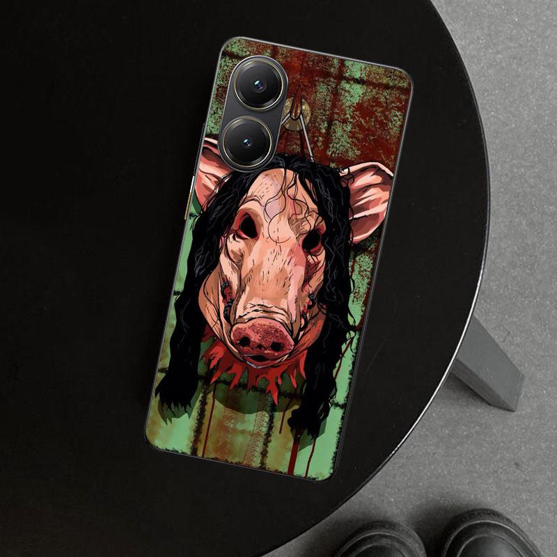 

The Jigsaw Killer Horror Phone Case Cover for Xiaomi Poco X6 X5 X7 Pro F7 Ultra Redmi 15C 15 13C 13 12C 12 10C 10 10A 9C 9A 9T 9 Redmi 9C