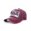 Hat Baseball Cap Embroidery Letters Black Denim Splicing Vintage Washed Cotton Summer Men'S Outdoor