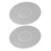 2pcs Set Rustproof Disc Coffee Filter Stainless Steel Coffee Filter  Cafe Maker Use