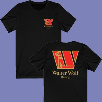 Walter Wolf Racing Uomo Nero Taglia S-3XL