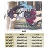 High School DxD Flannel Blankets Winter Soft Durable Throw Blanket for Students Bedroom Aesthetic Bedspread Sofa Bed Cover