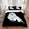 3pcs Harry Potter Owl Hogwarts Bedding Set, Soft Polyester Duvet Cover and Pillowcases Machine Washable Seasons All Suitable 34