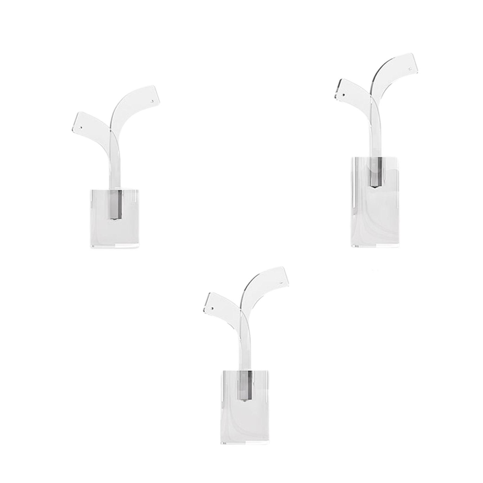 

3 шт. Прозрачный акриловый держатель для ювелирных изделий, подставка для серег, стойка для серег, акриловая текстура, подходит для серег 2