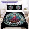 Ocean Adventure Octopus Pattern Bedding,Quilt Set Quilt Cover Pillowcase Home Birthday Gift (1*duvet Cover+2*pillowcase,without Core)