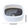 Cat Water Bowl Carried Floating Bowl Anti-overflow Slowing Water Feeder Dispenser Pet Fountain Plastic Dogs Supplies