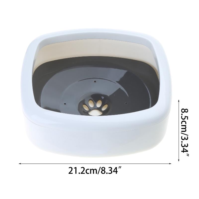 Cat Water Bowl Carried Floating Bowl Anti-overflow Slowing Water Feeder Dispenser Pet Fountain Plastic Dogs Supplies