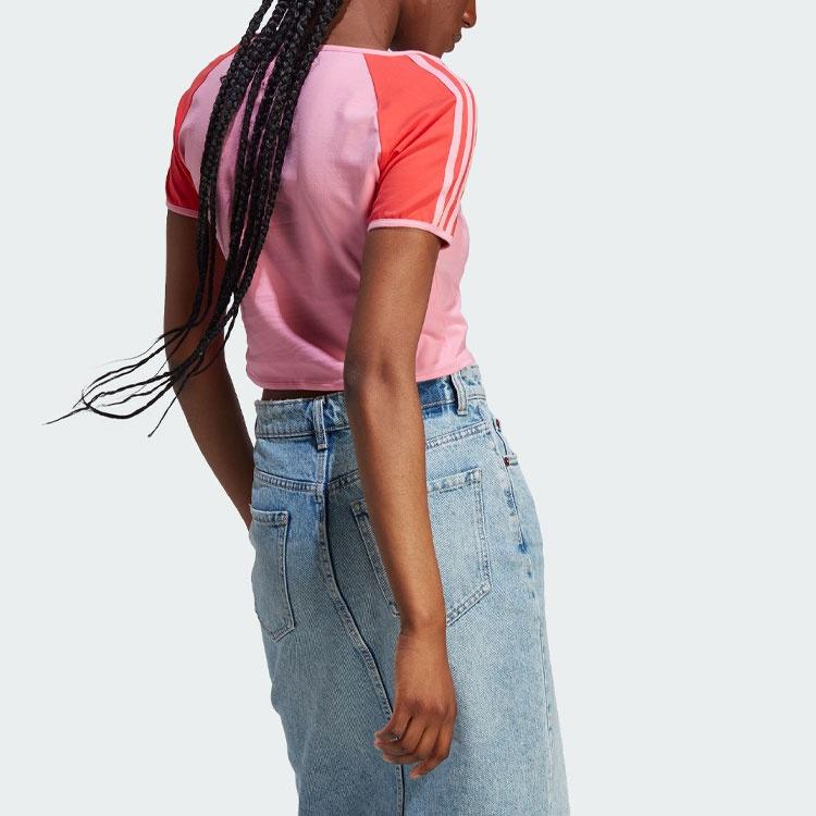 (WMNS) adidas originals Island Club Short T-Shirt 'Pink' Women's IT8153