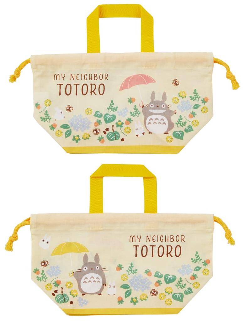 Skater Lunch Bag with Sanpomichi Made In Children's Gusset, Totoro, Design, Japan, KB7-A