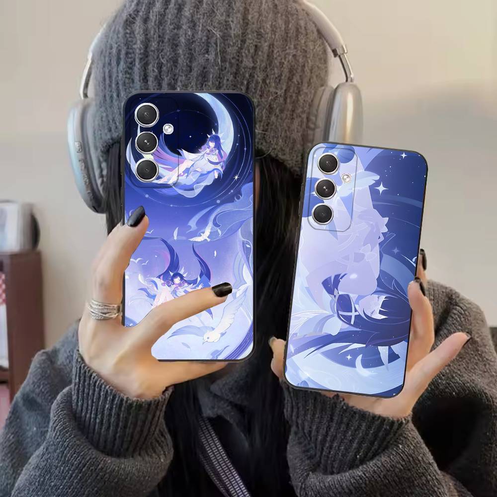 G-Genshin Impact C-Columbina Phone Case For Samsung S25,24,21,22,23,20,S30,Ultra,Plus, Fe,5G Silicone Cover