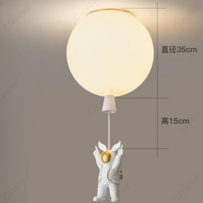 Creative Cartoon Decoration Astronaut LED Pendant Light Balloon Light Children's Bedroom Living Room Corridor Lighting Fixtures