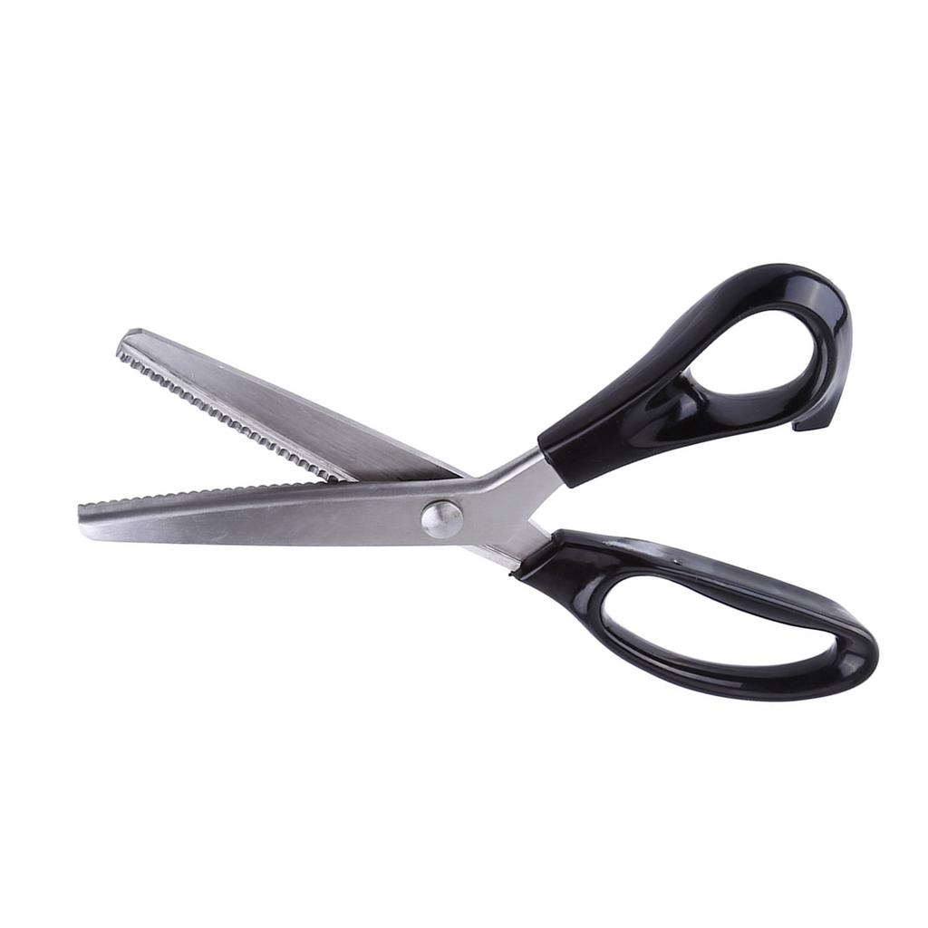 Fabric Decorative RoundTriangle Edge Pinking Shears Scissors Clipper 3 5 7mm