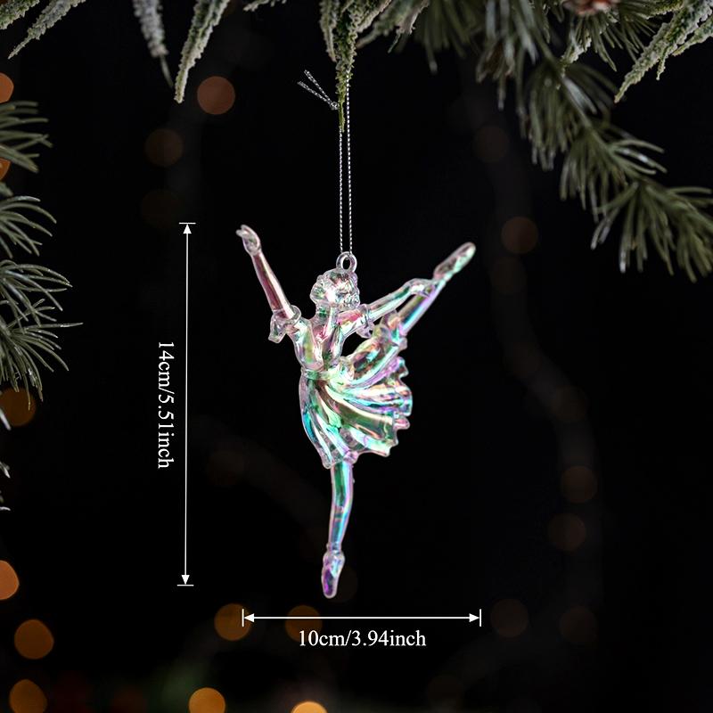 

1 шт. Красочный кулон Различные стили Кристально прозрачный Прозрачный Домашнее украшение Имитационное моделирование Акриловый Рождественский