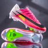 Crampons de Football Synthétique Basse Cheville Flyknit Sans Couture pour Homme avec Crampons Longs