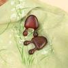 Dual-Pronged Wooden Nose Massager and Acupoint Gua Sha Comb