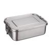 ZISIZ 304 Stainless Steel 1200ml Lunch Box with Movable Divider