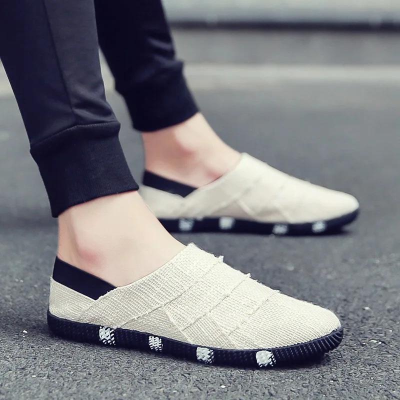 Zapatos de Hombre Estilo Coreano Tendencia Personalizada Zapatos Casuales para Hombre Cómodos Transpirables Zapatos para Caminar Planos Ligeros Mocasines