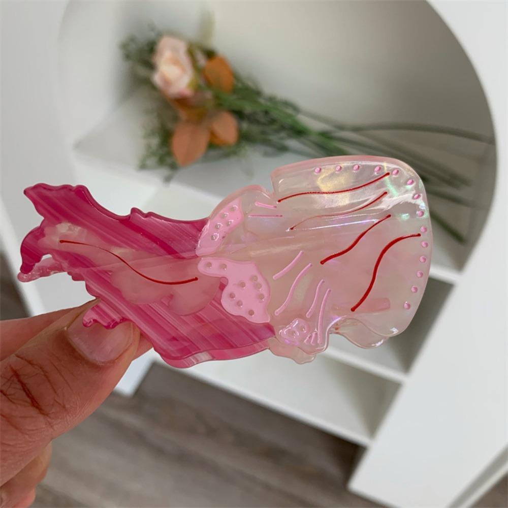 Animal Jellyfish Hair Claw Ocean Series Large Shark Clip Creative Hair Grab Clip  Girls