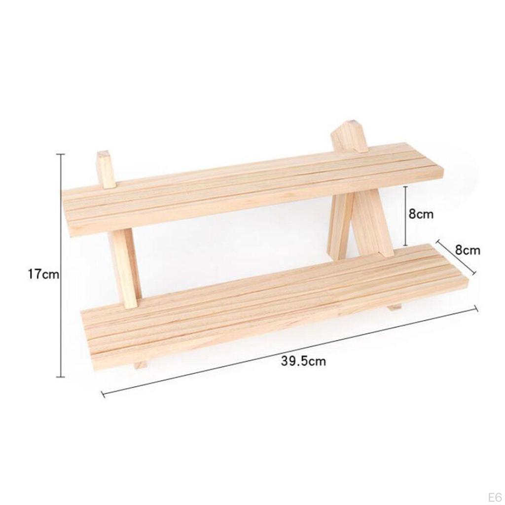 Holder Jewelry Craft Towers Handmade Desktop Photo Props Decor Organizer Display Stand for