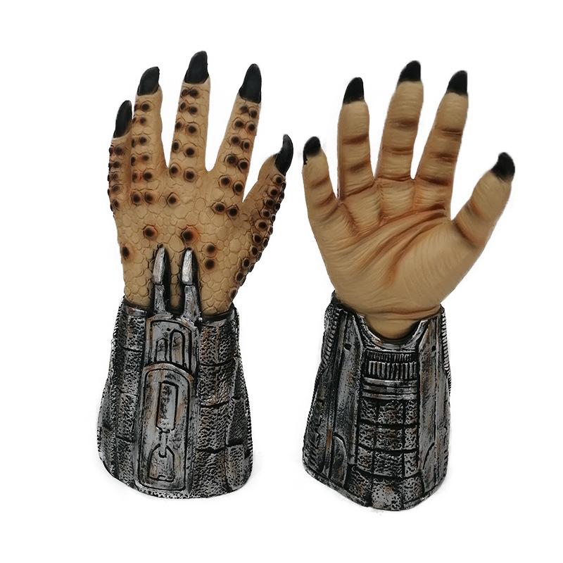Halloween Alien Gloves Cosplay Accessories Predator Movie Props Hot Selling Costume Party DIY