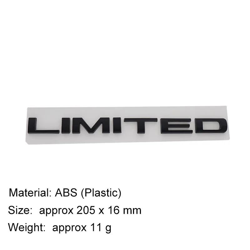 

For Wrangler Tj Jk Jl Commander Renegade Liberty 3D Premium ABS Car Sticker LIMITED Letters Emblem Decal Exterior Decoration