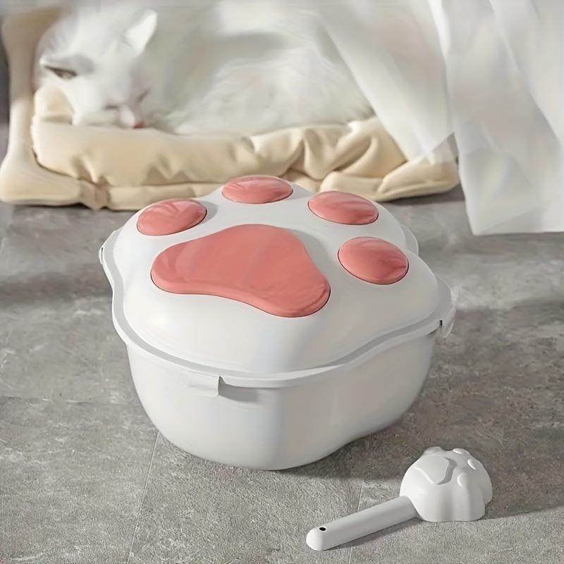 Claw-Shaped Pet Food Storage Container for Keeping Your Cat's Food Fresh and Moisture-Free with Large Capacity