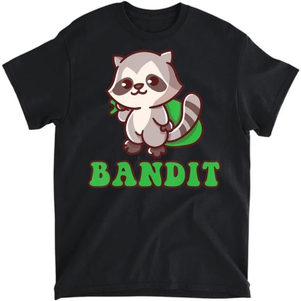 Kleines süßes Bandit Müllpanda Waschbär Müll Tier Haustier T-Shirt, Langarmshirt, Sweatshirt, Hoodie Unisex Erwachsenengröße Hergestellt in Kanada