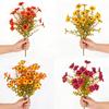 Autumn Eucalyptus & Violet Artificial Wedding Bouquet