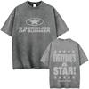 Punk Rock Band 5 Seconds of Summer Washed Vintage Tshirt Everyones A Star Merch 2026 Tshirts Men Women Hip Hop Gothic T Shirt