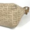 FENDI Zucchino Zucca logo bag Shoulder Bag Leather/Canvas Beige