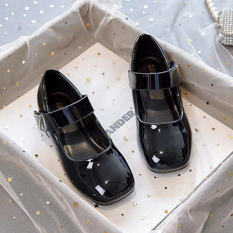 Princess shoes girls 2025 spring and autumn new high-heeled dress single shoes children's catwalk stage performance leather shoes small leather shoes