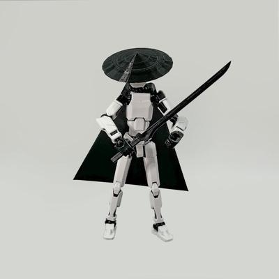 1 Set 3D Printed Multi-Jointed Movable Lucky Assemble Toys 13 Action Figure T13 Action Figure Parent-Children Game Kids Gifts