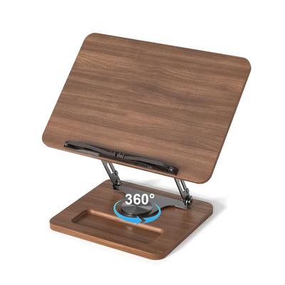 Suporte de mesa para leitura com altura ajustável rotativa e excelente adequado para e Suporte de Livro, suporte, base de 360 graus, ângulo, estabilidade,