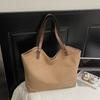 Stylish Suede Top Handle Bag Women Vintage Large Tote Shoulder  Bag for Work Commute and Daily Use Texture Simple Storage Bags