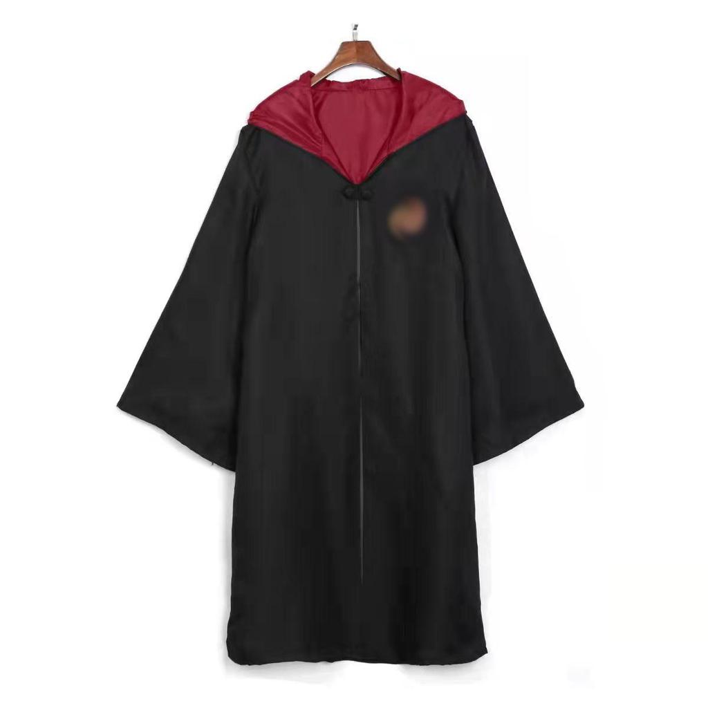 Harry Potter Wizard Robe Cosplay Costume for Kids & Adults - Magic Cloak Cape for Halloween