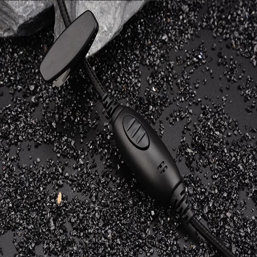 Earhook Design Walkie-Talkie Headset Over Ear Walkie Wired Headset  Professional Use