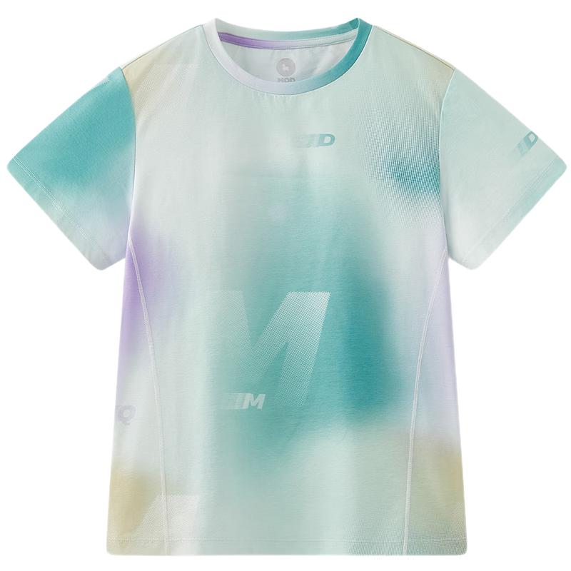 MQD Boys  Lightweight Quick-Dry Anti-Bacterial Printed T-Shirt 160cm