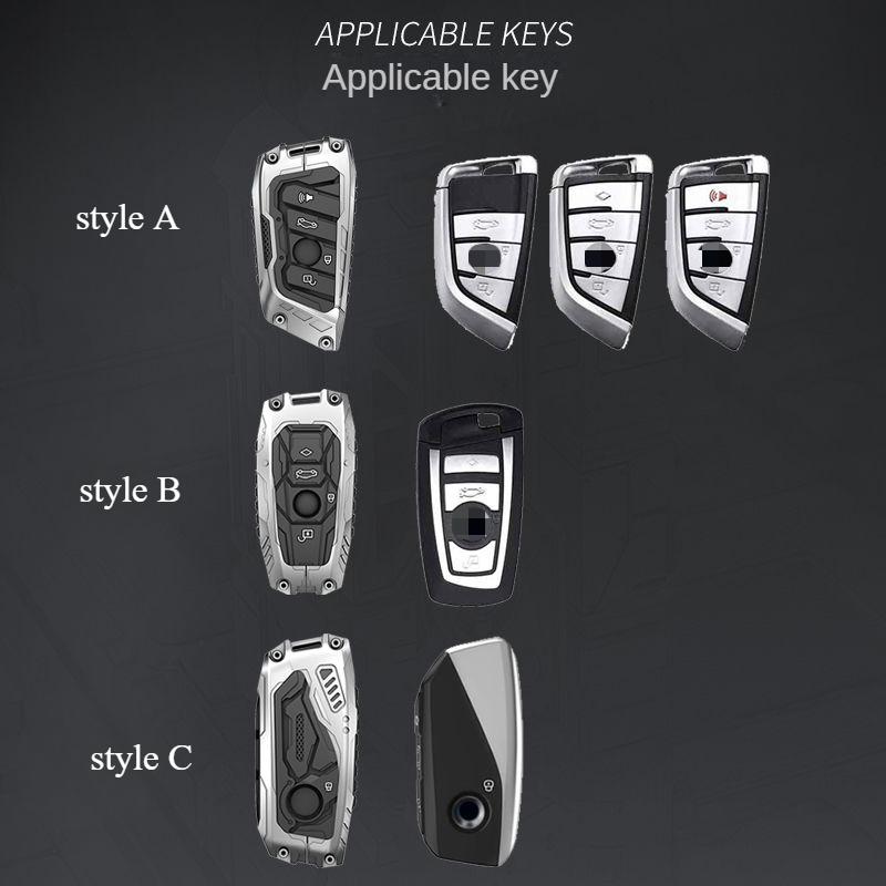 General Creative Black Knight Carcasă Cheie Auto Business Husă de Protecție Cheie Auto pentru Husă Cheie Auto Seria 5 Seria 3 Seria 7 X1x2x3x4x5x6