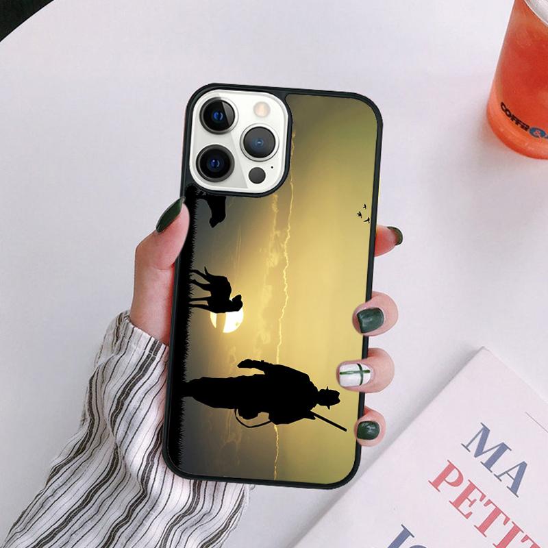 Hunting Animal and Fishing Man Phone Case For iPhone 17 Air 16Pro Max 15 14 13 12  Plus Max Cover Shell Coque