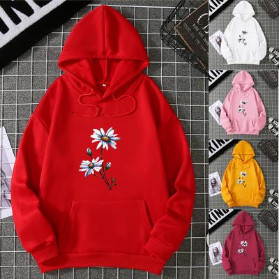 2025 Herbst und Winter neue Mode Damenpullover locker und dünn Kapuzenoberteil Damen Herbst und Winter Druck