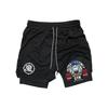 Anime Printed Summer Thin Men's Fitness Sports Double Casual Pants