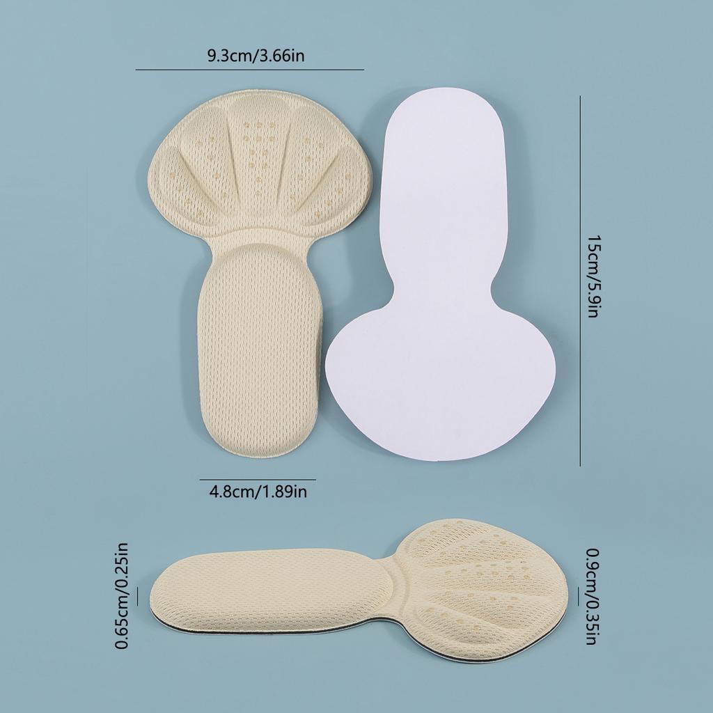 Naklejki na obcasy Trampki Podkładki ochronne na pięty Ulga w bólu Reduktor rozmiaru buta Pół poduszki Wkładki do pięty W kształcie litery T Wkładka do pielęgnacji stóp butów