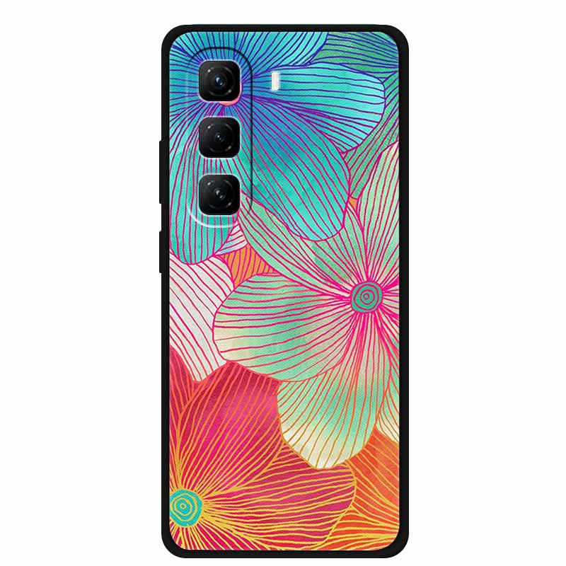 For Infinix Hot 60 Pro+ Case Cool Cartoon Soft Silicone TPU Black Cover For Infinix Hot 60 Pro Plus ShockProof Phone Case X6886