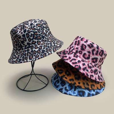 Retro Trend Printed Leopard Print Bucket Hat Men And Women European And American Personality Versatile Fashion Sunshade Hat
