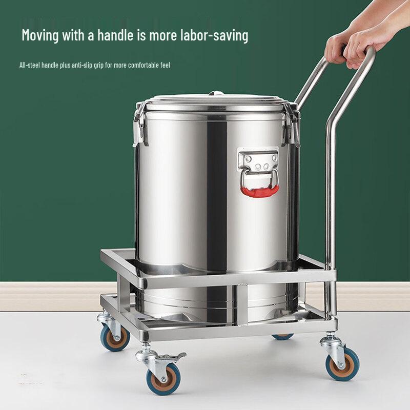 HPMILY 304 Stainless Steel Rolling Storage Cart (60cm)