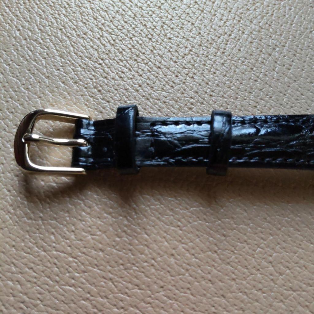 [USED] Seiko ladies' watch, black leather