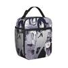 C-Chainsaws  Man Reze Insulated Lunch Bag Portable Anime Manga Meal Container Thermal Bag Tote Lunch Box Office  Bento Pouch